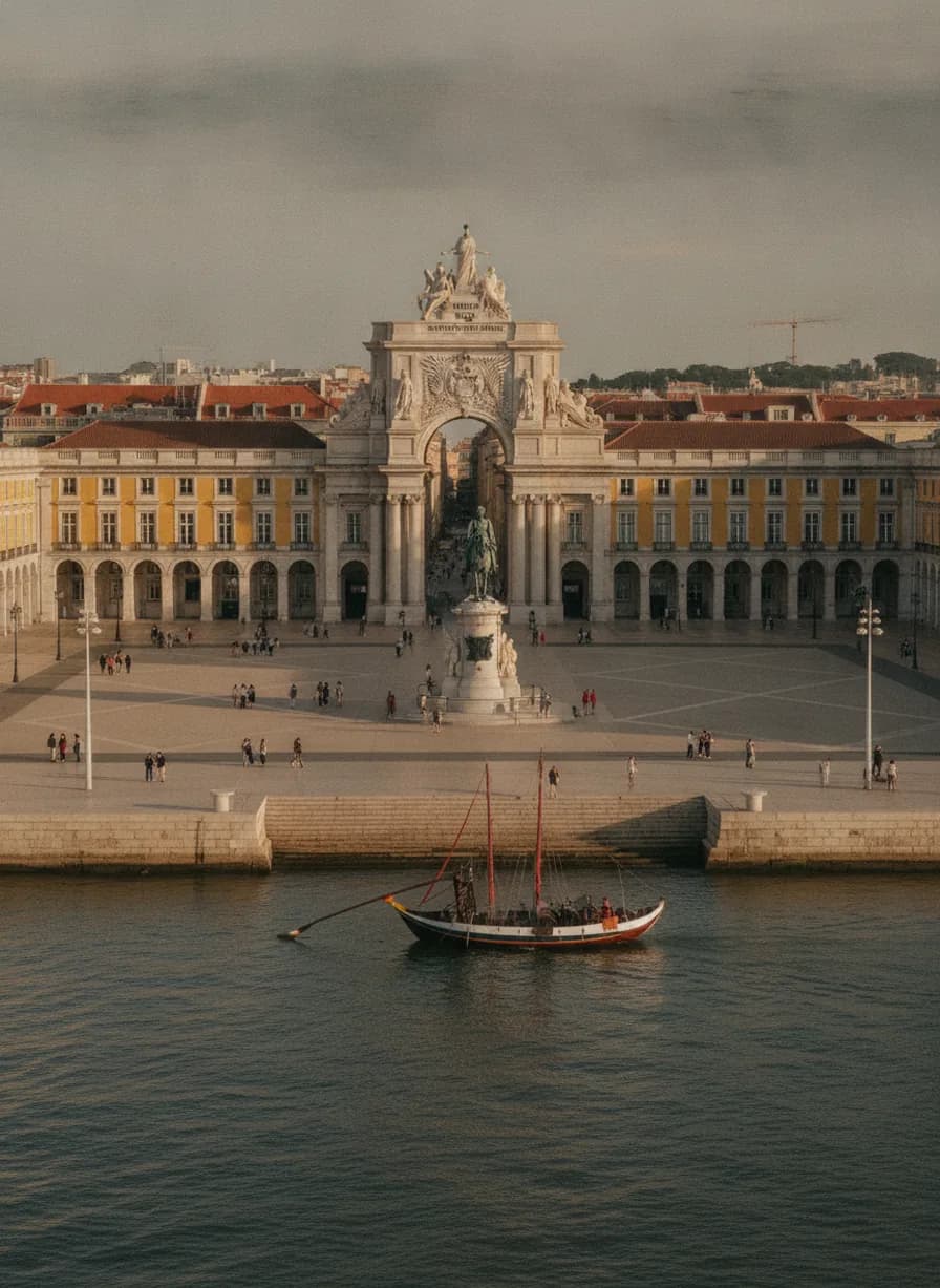 Praça do Comércio + rivierwandeling
